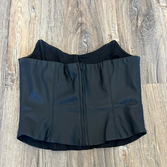 revolve leather corset top size medium - Picture 3 of 3